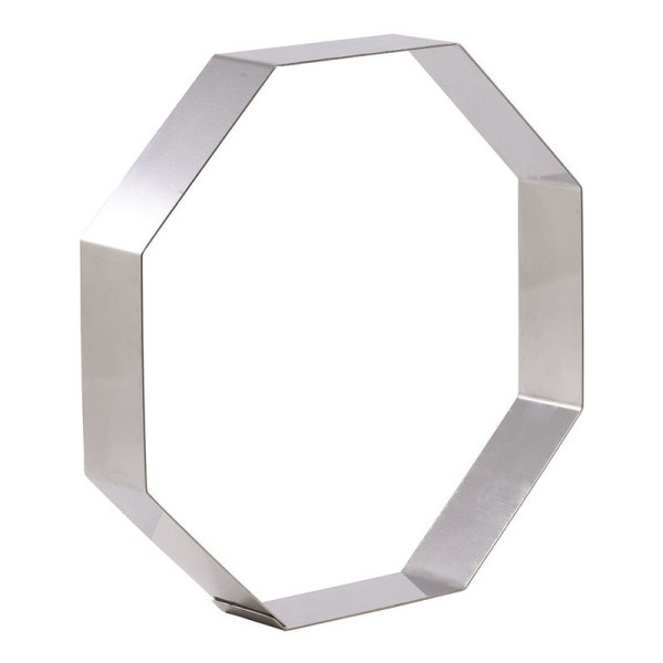 MATFER Hexagon Stainless Steel Dessert Ring, Height 4cm - 2 Sizes