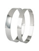 MATFER Oval Stainless Steel Dessert Ring, 19cm, Height 3.5cm