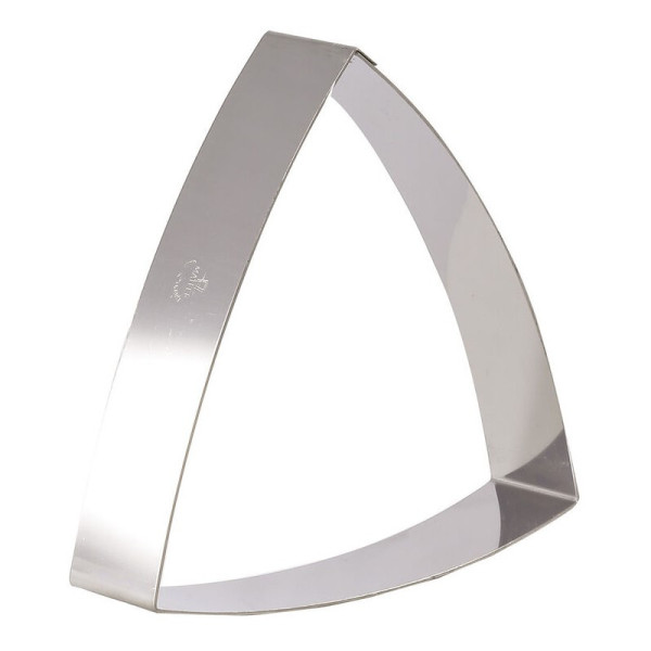 MATFER Domed Triangle Stainless Steel Dessert Ring, 19cm