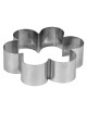 MATFER Blackcurrant Flower Stainless Steel Dessert Ring 18cm