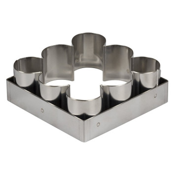 MATFER Petit Beurre Cutter, Stainless Steel, 9.6 x 9.6 cm