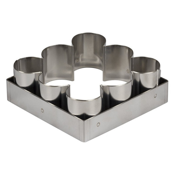 MATFER Petit Beurre Cutter, Stainless Steel, 9.6 x 9.6 cm