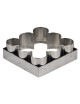 MATFER Petit Beurre Cutter, Stainless Steel, 9.6 x 9.6 cm
