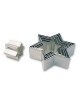 MATFER Box of 6 Star Cutters, 4 to 11 cm, Tinplate