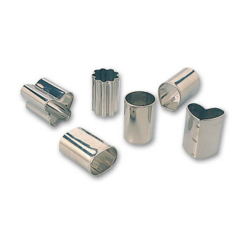 MATFER Box of 6 stainless steel cookie cutters