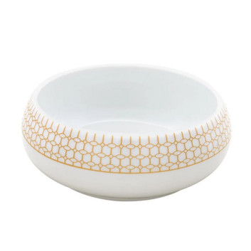 DEGRENNE Gold Crown Porcelain Cocotte Bowl 50cl