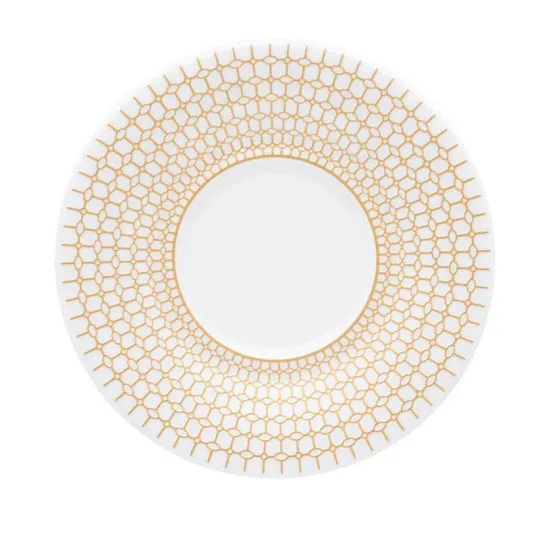 DEGRENNE Gold Crown Porcelain Saucer - 3 Sizes