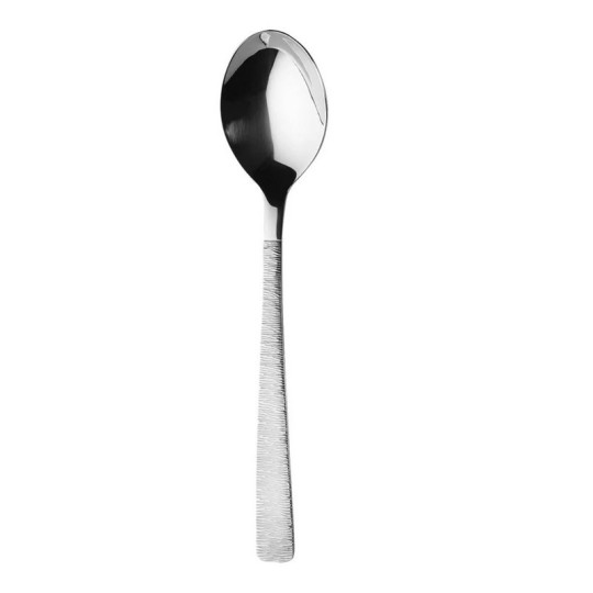 DEGRENNE Set of 6 Astrée Ciselé Miroir Table Spoons