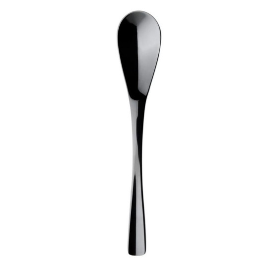 DEGRENNE Set of 6 XY Black Mirror Gourmet Spoons