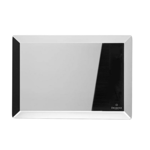 DEGRENNE Normandy Mirror Stainless Steel Tray 26x18cm