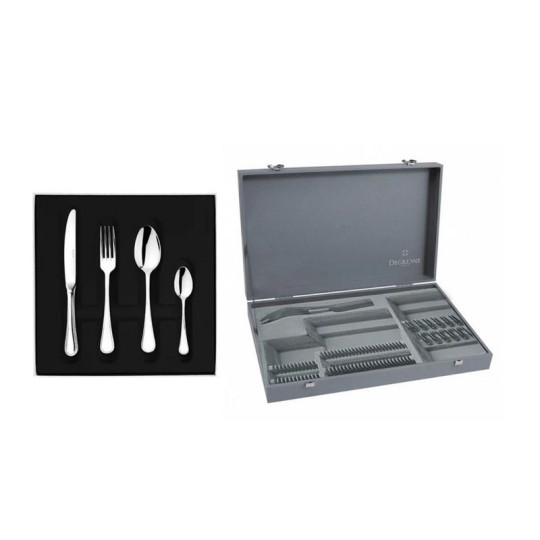 DEGRENNE Confidence Miroir 50-Piece Cutlery Set