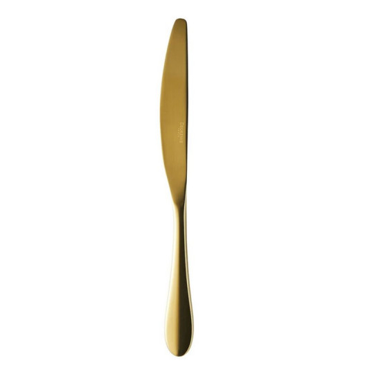 DEGRENNE Set of 6 Onde Gold Table Knives