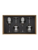 DEGRENNE Set of 4 Domaine Burgundy Wine Glasses, 75cl