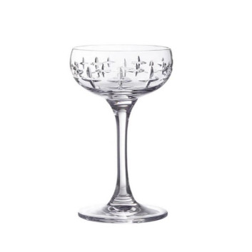 DEGRENNE Set of 6 Newport Twist 7.5cl liqueur glasses