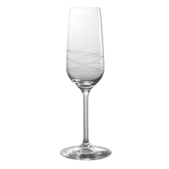 DEGRENNE Set of 6 Galatée 20cl Champagne Flutes