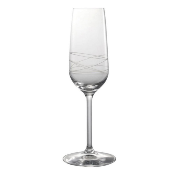 DEGRENNE Set of 6 Galatée 20cl Champagne Flutes