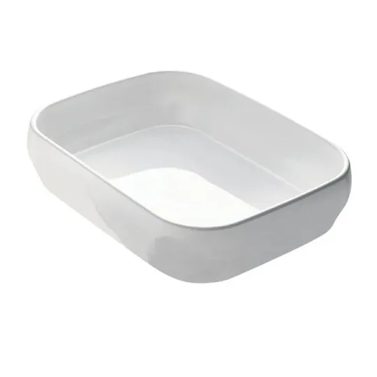 DEGRENNE Bahia Moonstone Oven Dish, 31.8 x 25 cm, Porcelain