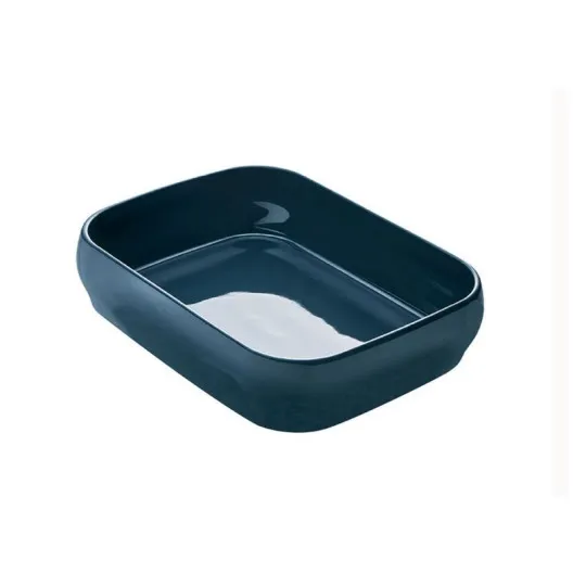 DEGRENNE Bahia Rock Blue Stoneware Oven Dish 31.8x25cm