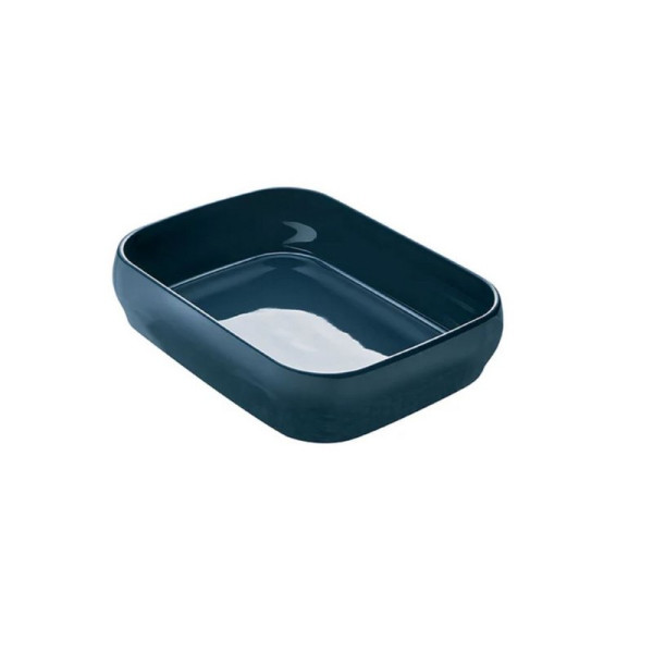 DEGRENNE Bahia Oven Dish, Rock Blue, 22.8 x 16.2 cm, Stoneware