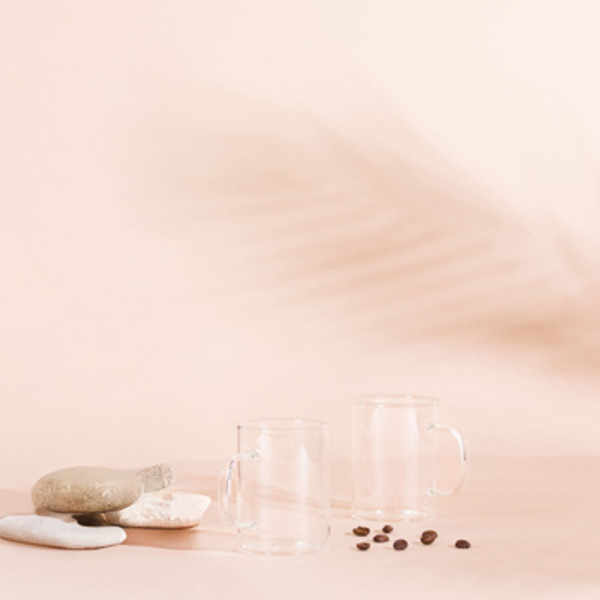 CRISTEL Set of 2 glass cups