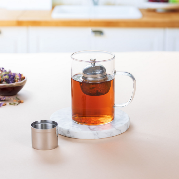 CRISTEL All-Stainless Steel Tea Infuser for Teapot or Mug