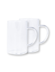 CRISTEL Set of 2 glass mugs
