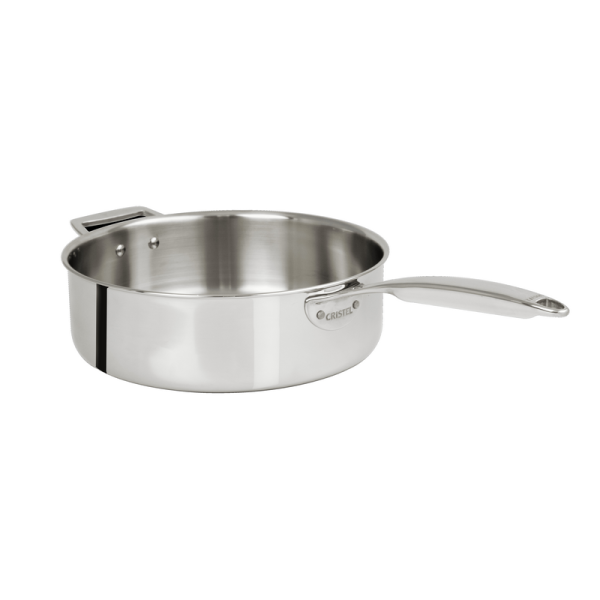 CRISTEL Castel Pro Stainless Steel Sauté Pan - 2 Sizes