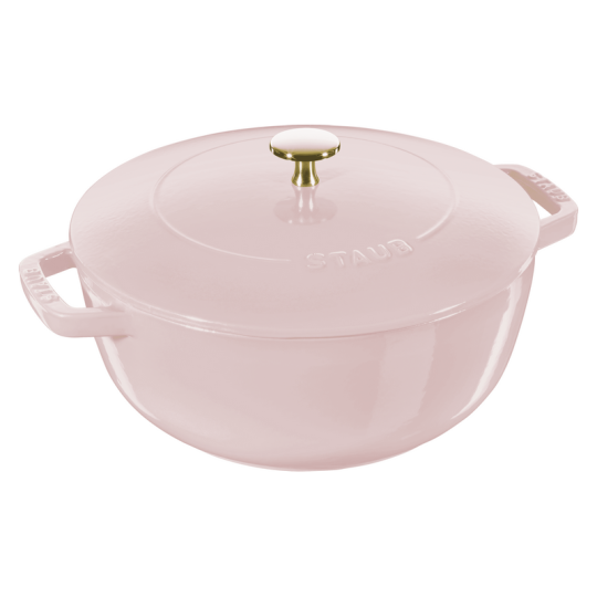STAUB Chistera Cast Iron cocotte Pot Sorbet Rose, 26cm