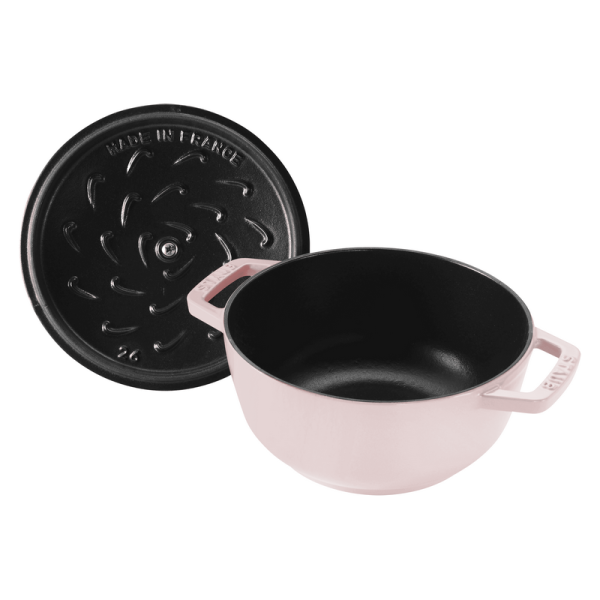 STAUB Chistera Cast Iron cocotte Pot Sorbet Rose, 26cm
