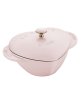 STAUB Sorbet Rose Cast Iron Heart-Shaped Cocotte 20cm