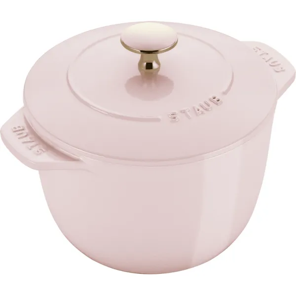 STAUB Gohan Rice Casserole, Sorbet Rose, Cast Iron, 16cm