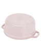 STAUB Sorbet Rose Round Cast Iron Cocotte - 4 Sizes