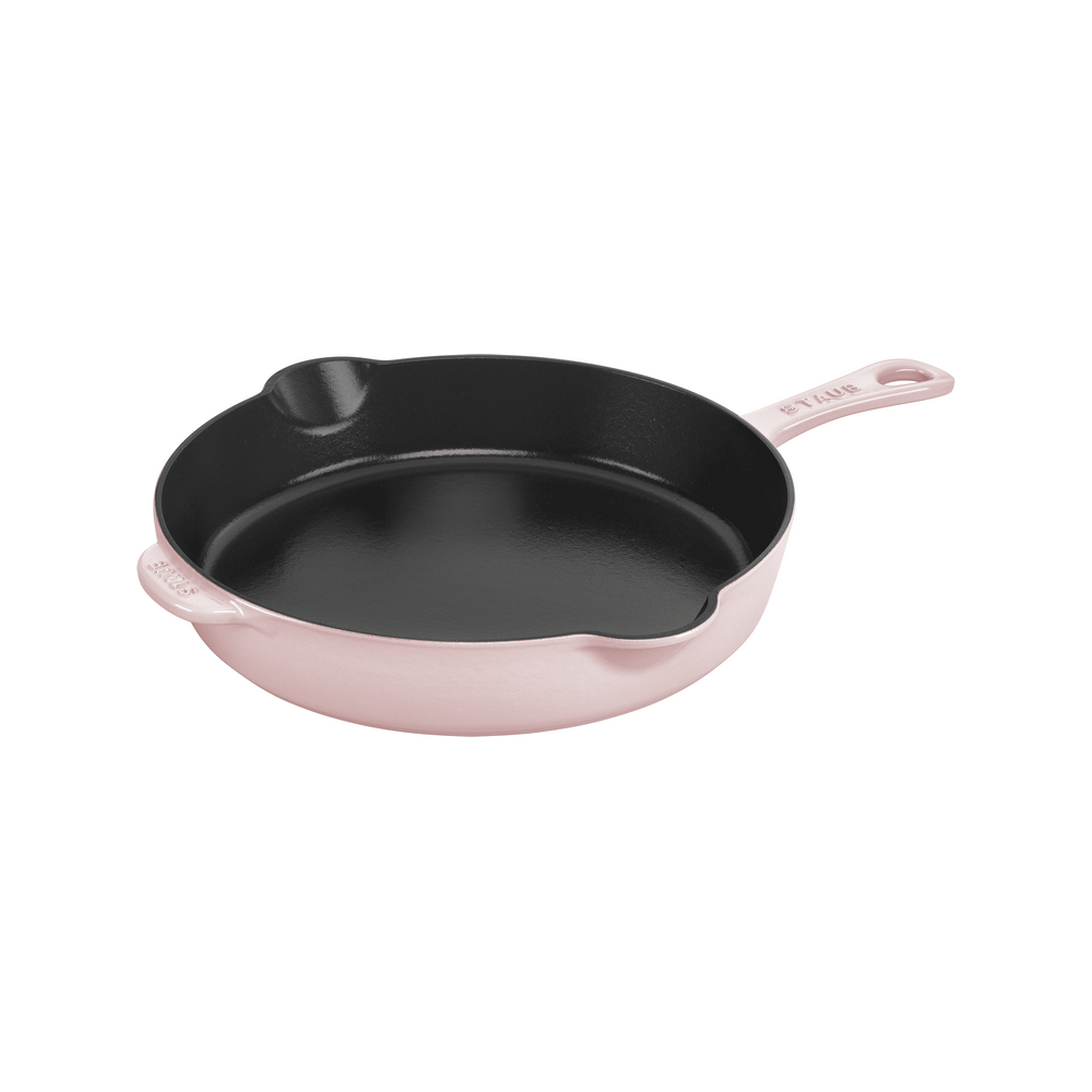 STAUB Sorbet Rose Cast Iron Frying Pan - 3 Sizes