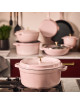 STAUB Sorbet Rose Round Cast Iron Cocotte - 4 Sizes