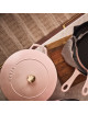 STAUB Chistera Cast Iron cocotte Pot Sorbet Rose, 26cm