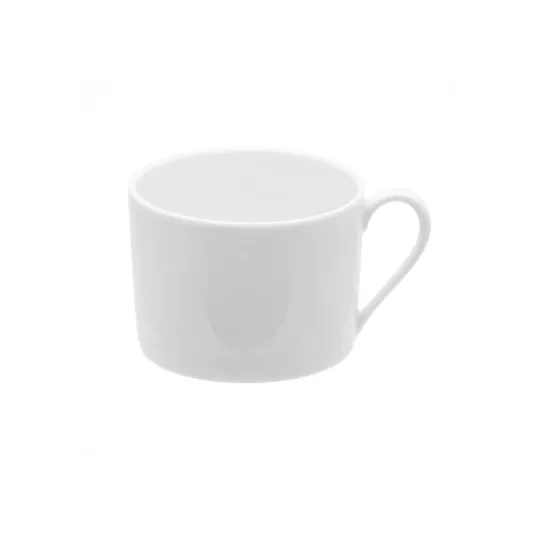 DEGRENNE Second choice set of 6 L White 25cl porcelain teacups