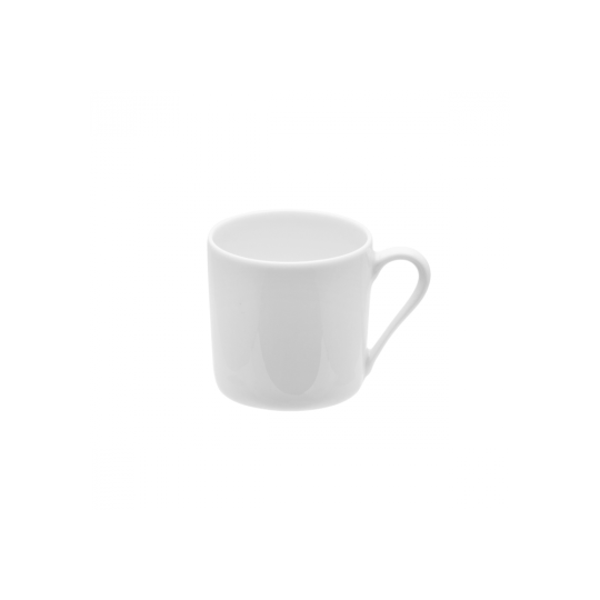 DEGRENNE Second Choice Set of 6 L White 10cl Porcelain Coffee Cups