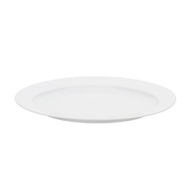 DEGRENNE Second Choice Eclipse White Oval Platter 36.5x26.5cm Porcelain