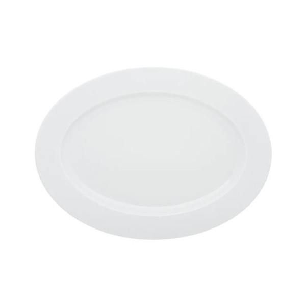 DEGRENNE Second Choice Eclipse White Oval Platter 36.5x26.5cm Porcelain