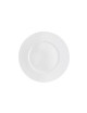 DEGRENNE Second choice set of 6 Eclipse White porcelain dessert plates, 21.5cm