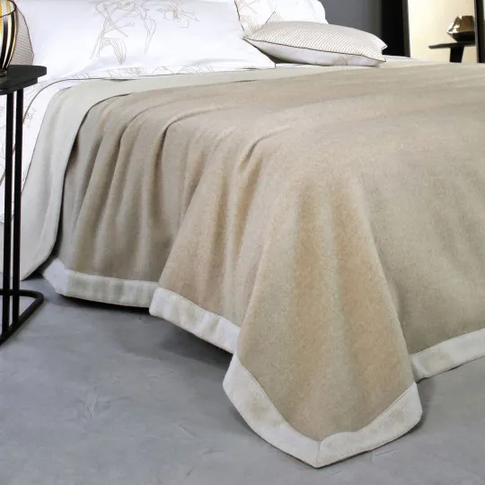 Blanc des Vosges Merino Wool Blanket - 2 colors 2 sizes