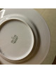 DEGRENNE Second choice set of 6 Eclipse White porcelain dessert plates, 21.5cm