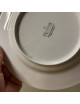 DEGRENNE Second choice set of 6 Eclipse White porcelain dessert plates, 21.5cm
