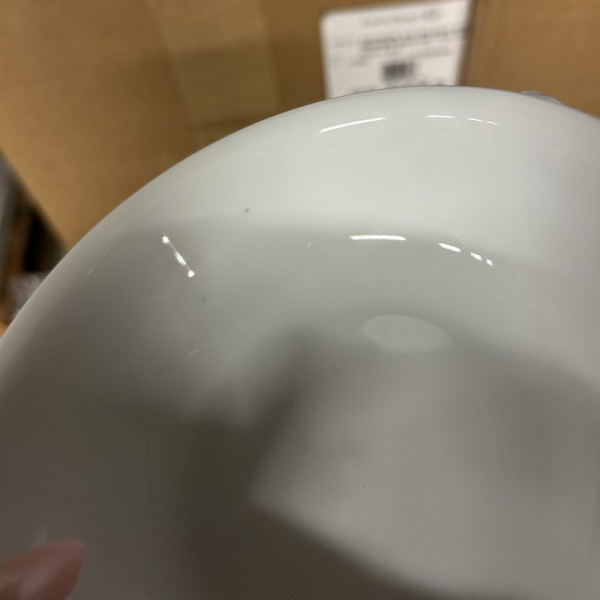 DEGRENNE Second Choice Set of 6 Eclipse White Porcelain Bowls