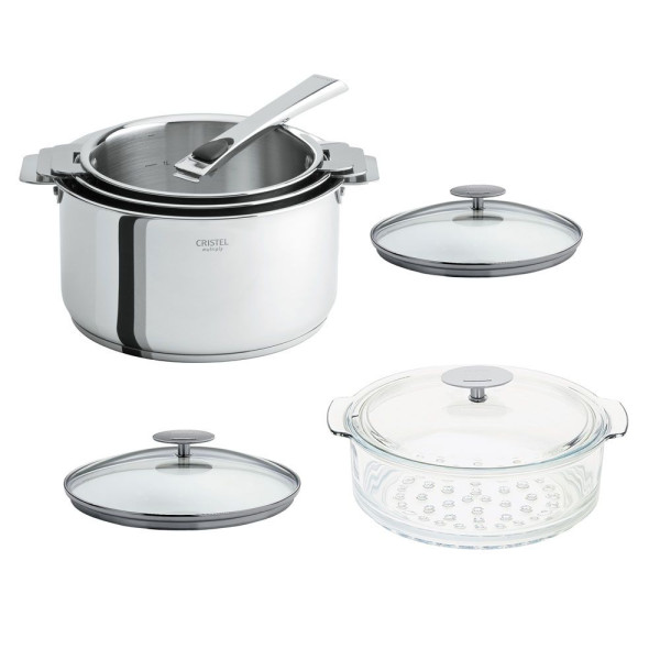 Cristel Casteline Steam Cooking Set