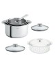 Cristel Casteline Steam Cooking Set