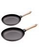 Staub Cast Iron Frying Pan Set 20 & 28cm