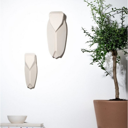 MONOCHROMIC White Muette Cicada Wall Decoration - 2 Sizes