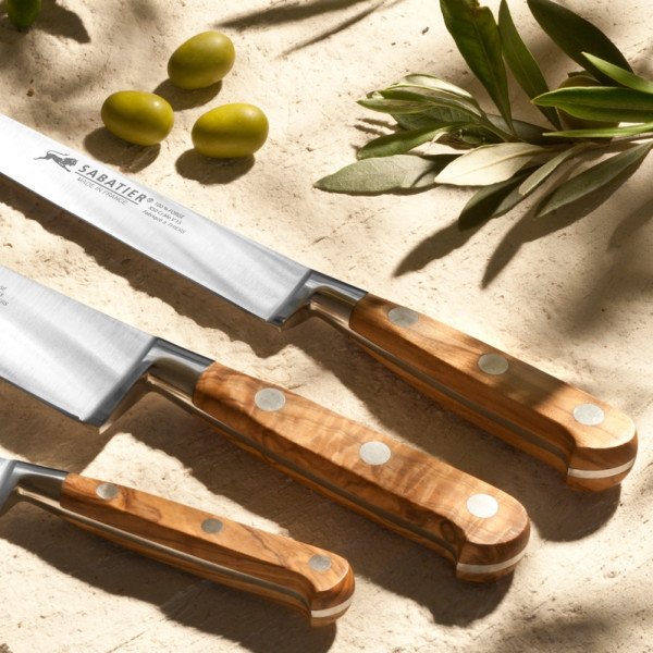 SABATIER Arles block and 5 kitchen knives
