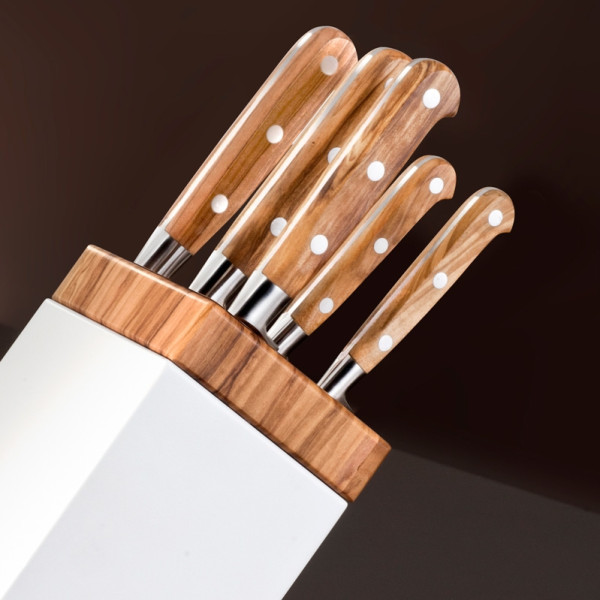 SABATIER Arles block and 5 kitchen knives